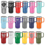 Personalized 20oz Travel Mug - Polar Camel Insulated Coffee Mug with Slider Lid