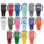 Polar Camel 40 oz. Travel Mug with Snap Lid & Straw