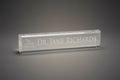 Clear 10" x 2" Acrylic Desk Wedge