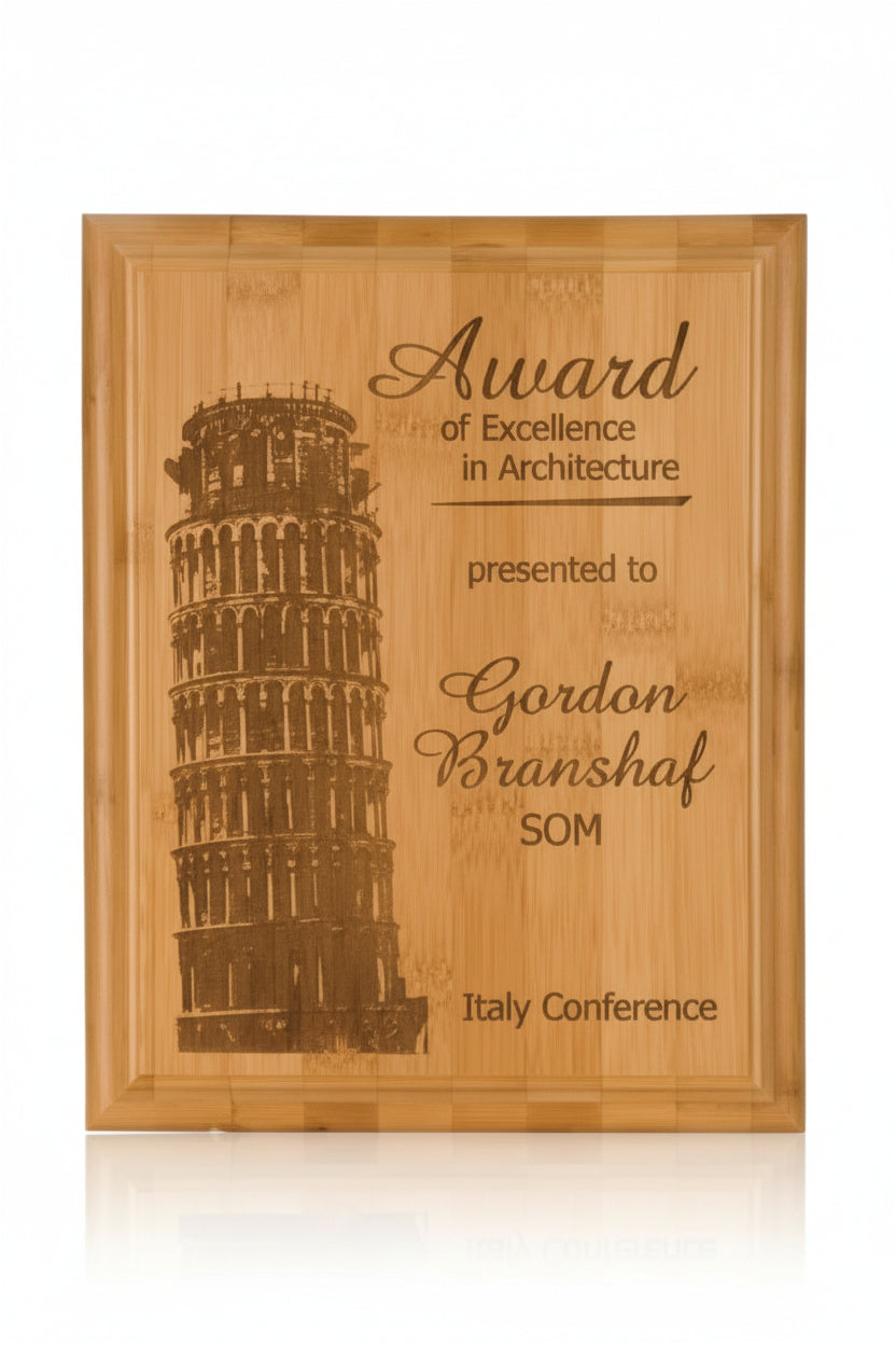 Genuine Bamboo Plaque
