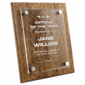 Barnwood Floating Acrylic Plaque