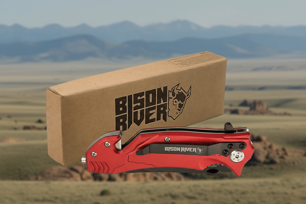 Red Bison River 4 1/2" Rescue Knife