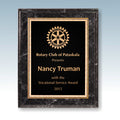 Black Marble Finish Plaque