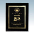 Piano Finish Plaque with Plate