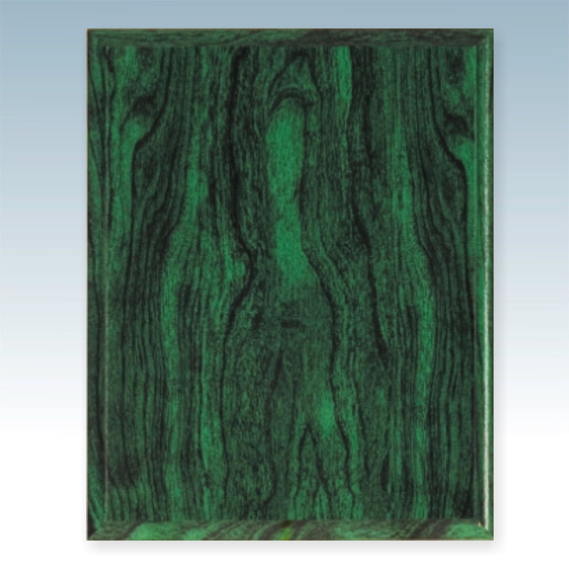 Colored Woodgrain Finish Plaque