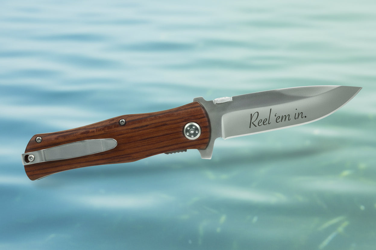 4 1/2" Wood Handle Knife