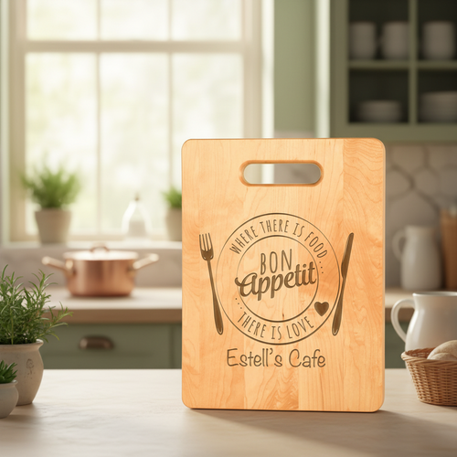 11 1/2" x 8 3/4" Maple Cutting Board