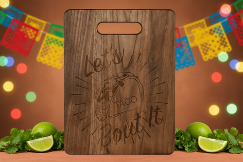 11 1/2" x 8 3/4" Walnut Cutting Board