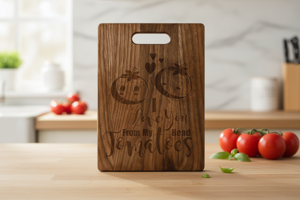 13 3/4" x 9 3/4" Walnut Cutting Board