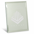 Clear Glass Mirror Plaque