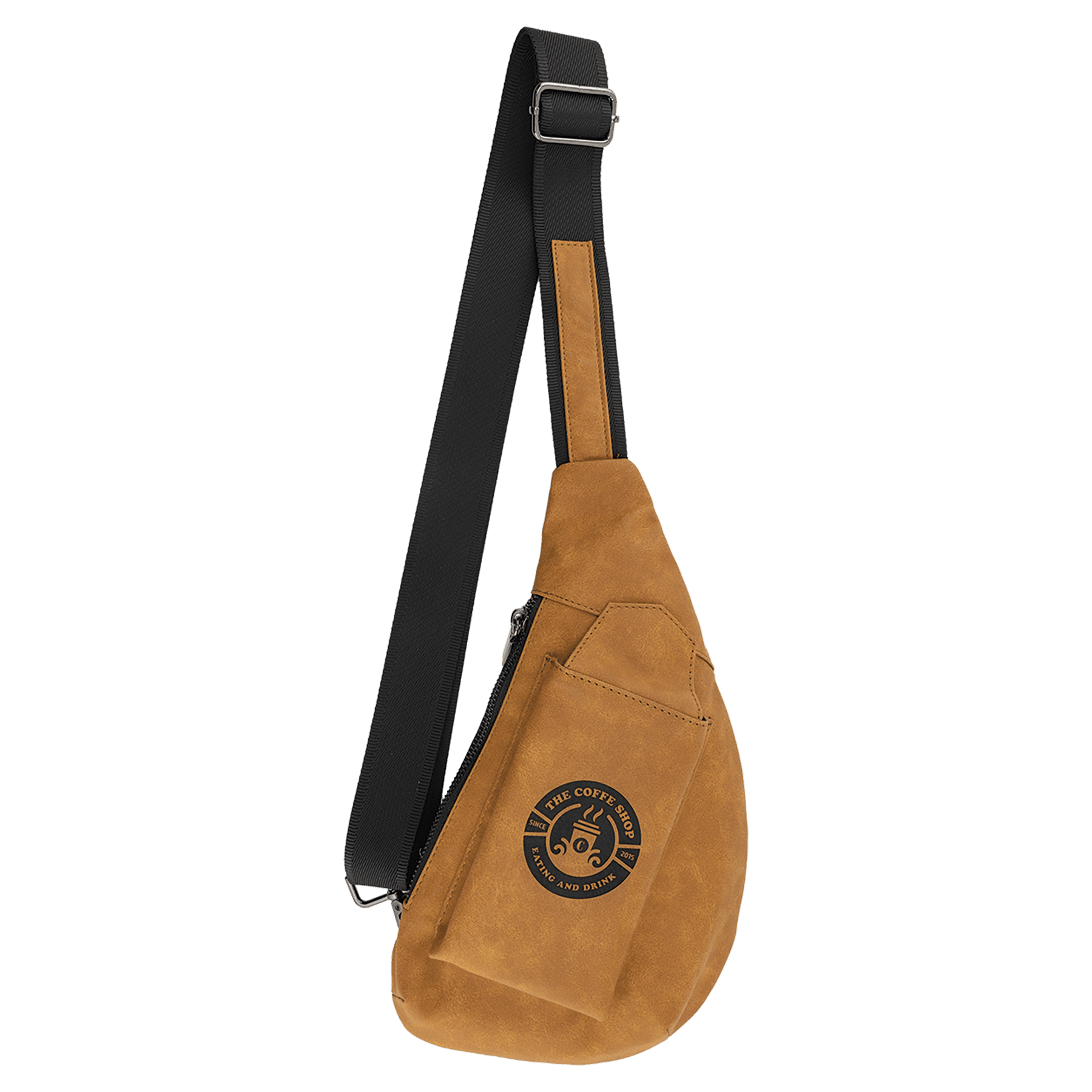 Leatherette Crescent Crossbody Bag – Creekside Collection