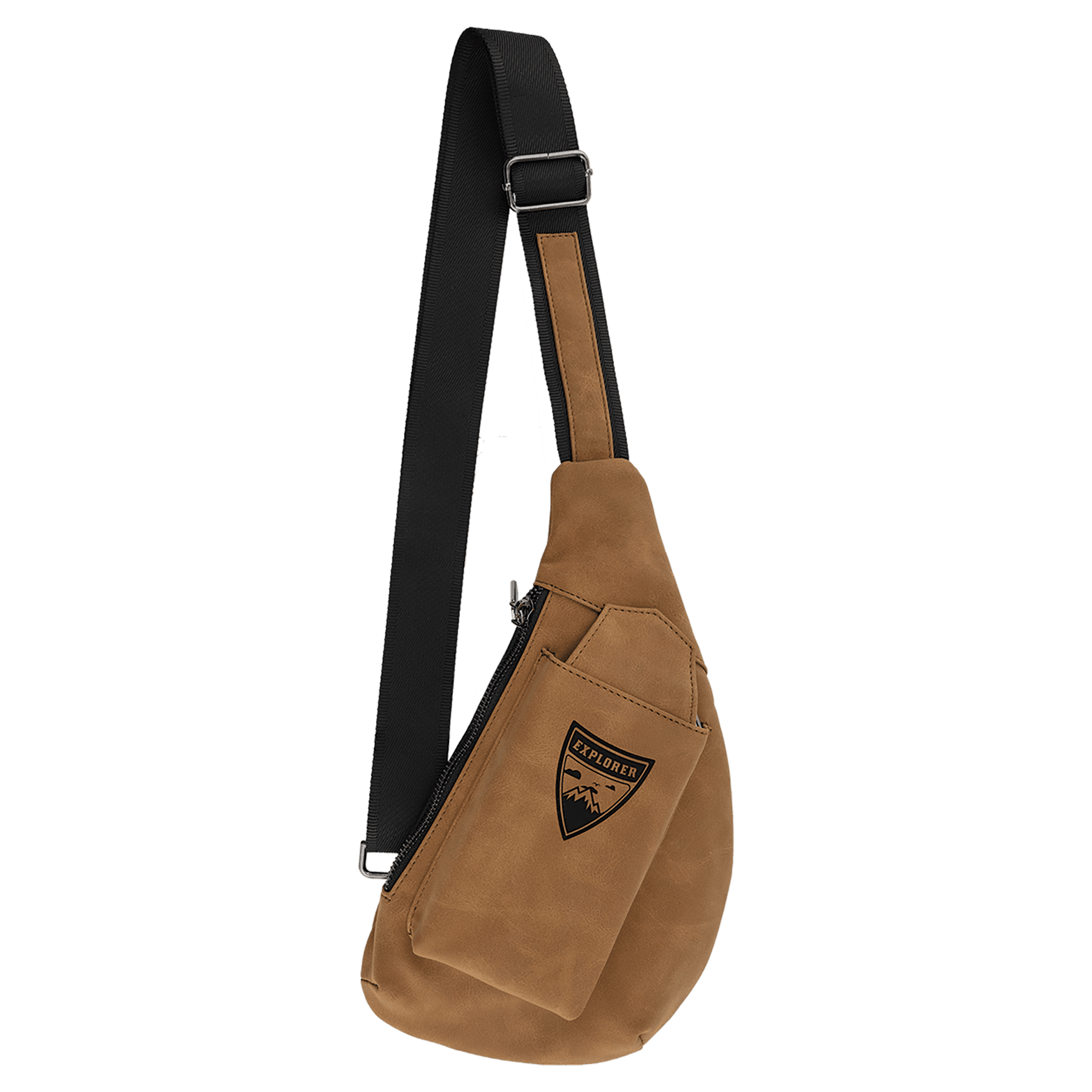 Leatherette Crescent Crossbody Bag – Creekside Collection