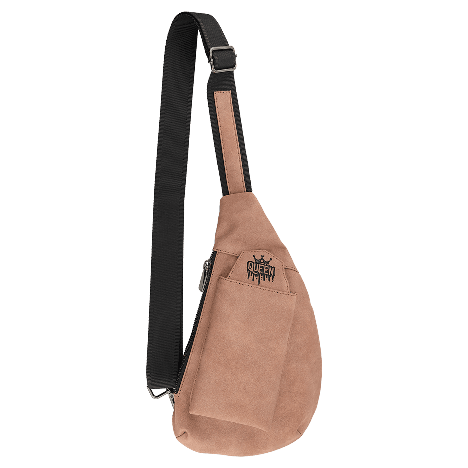 Leatherette Crescent Crossbody Bag – Creekside Collection