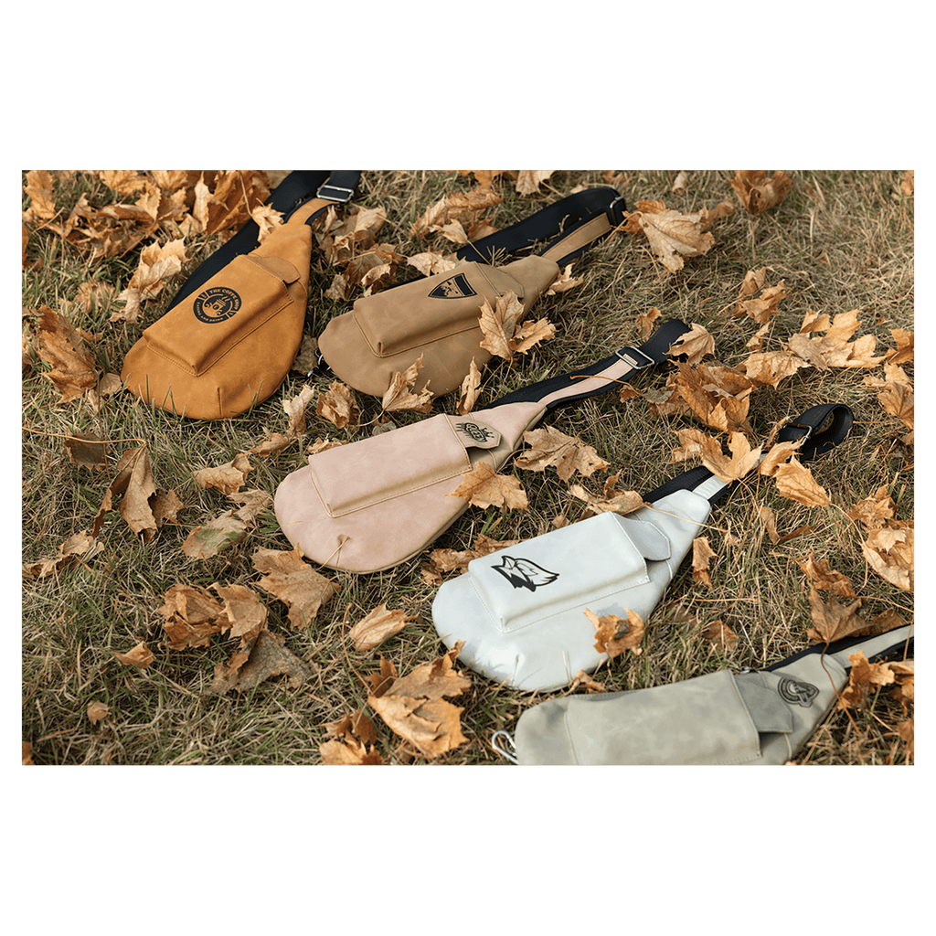 Leatherette Crescent Crossbody Bag – Creekside Collection