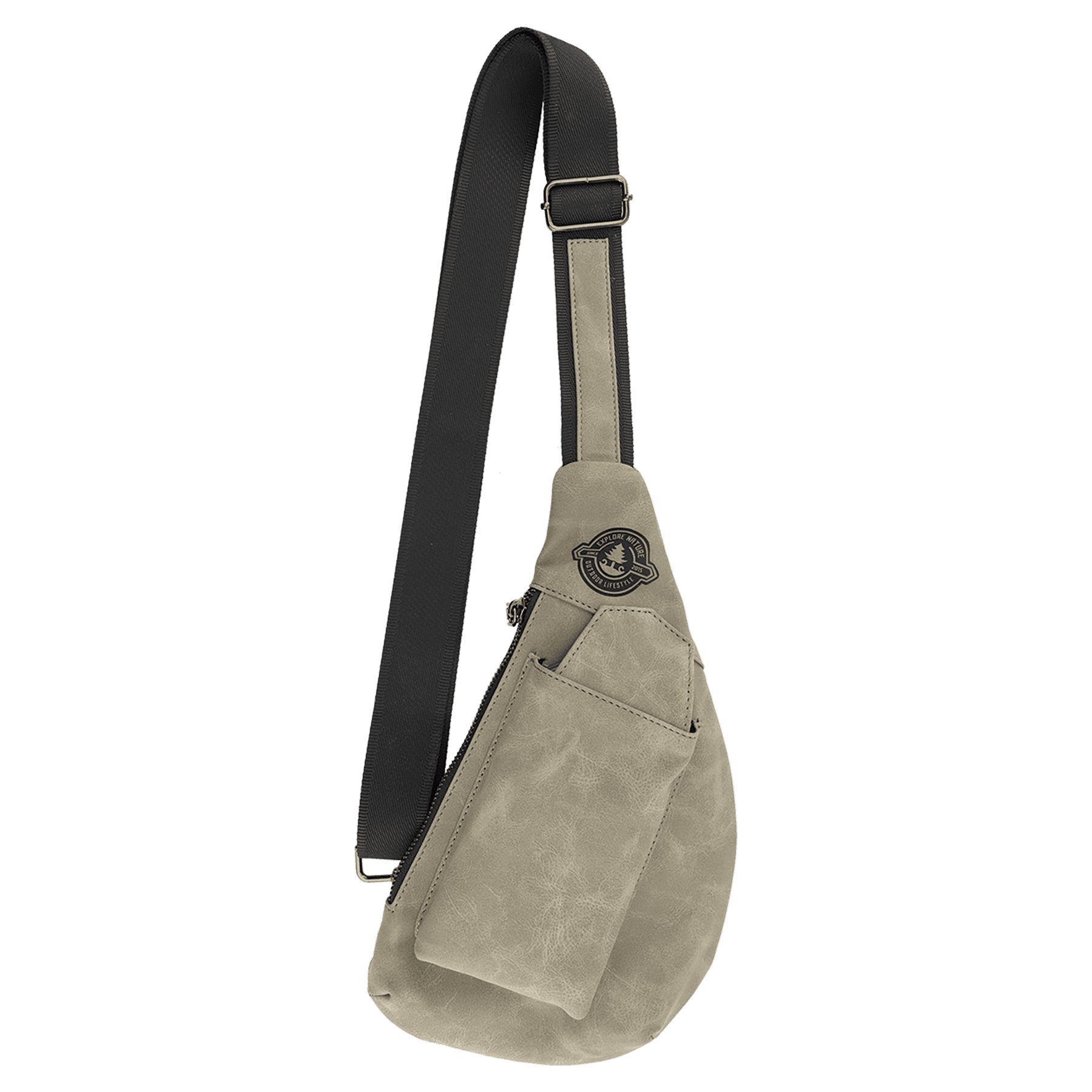Leatherette Crescent Crossbody Bag – Creekside Collection