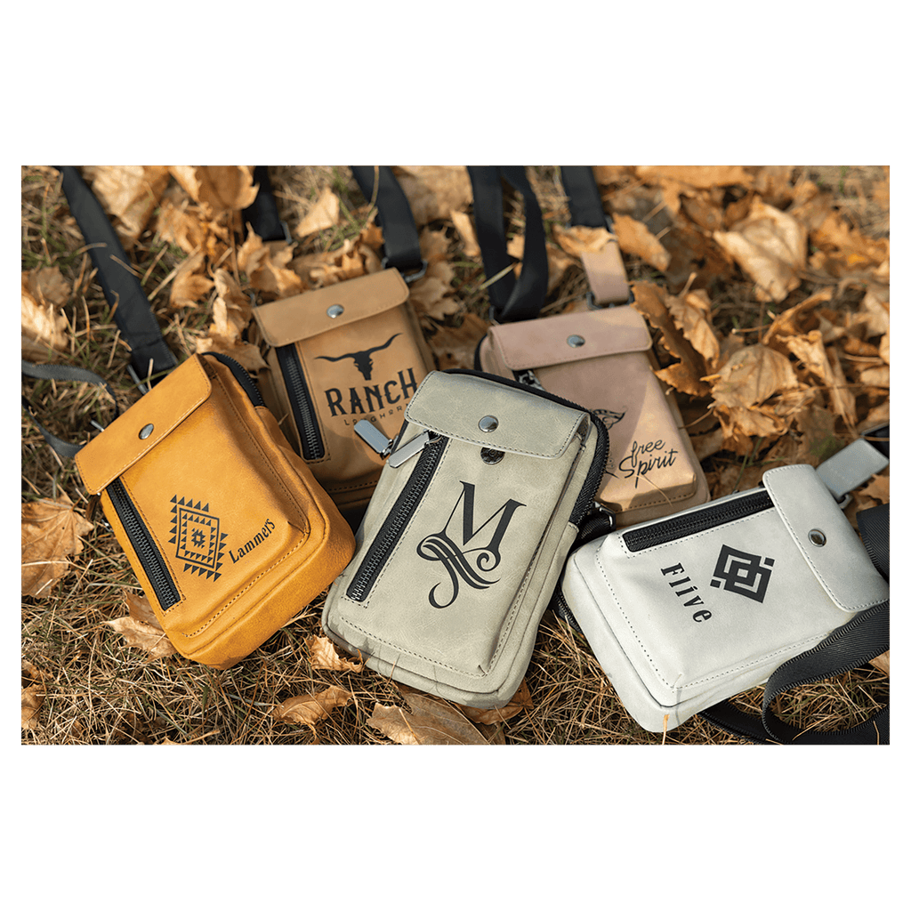 Laserable Leatherette Urban Crossbody Bag – Creekside Collection
