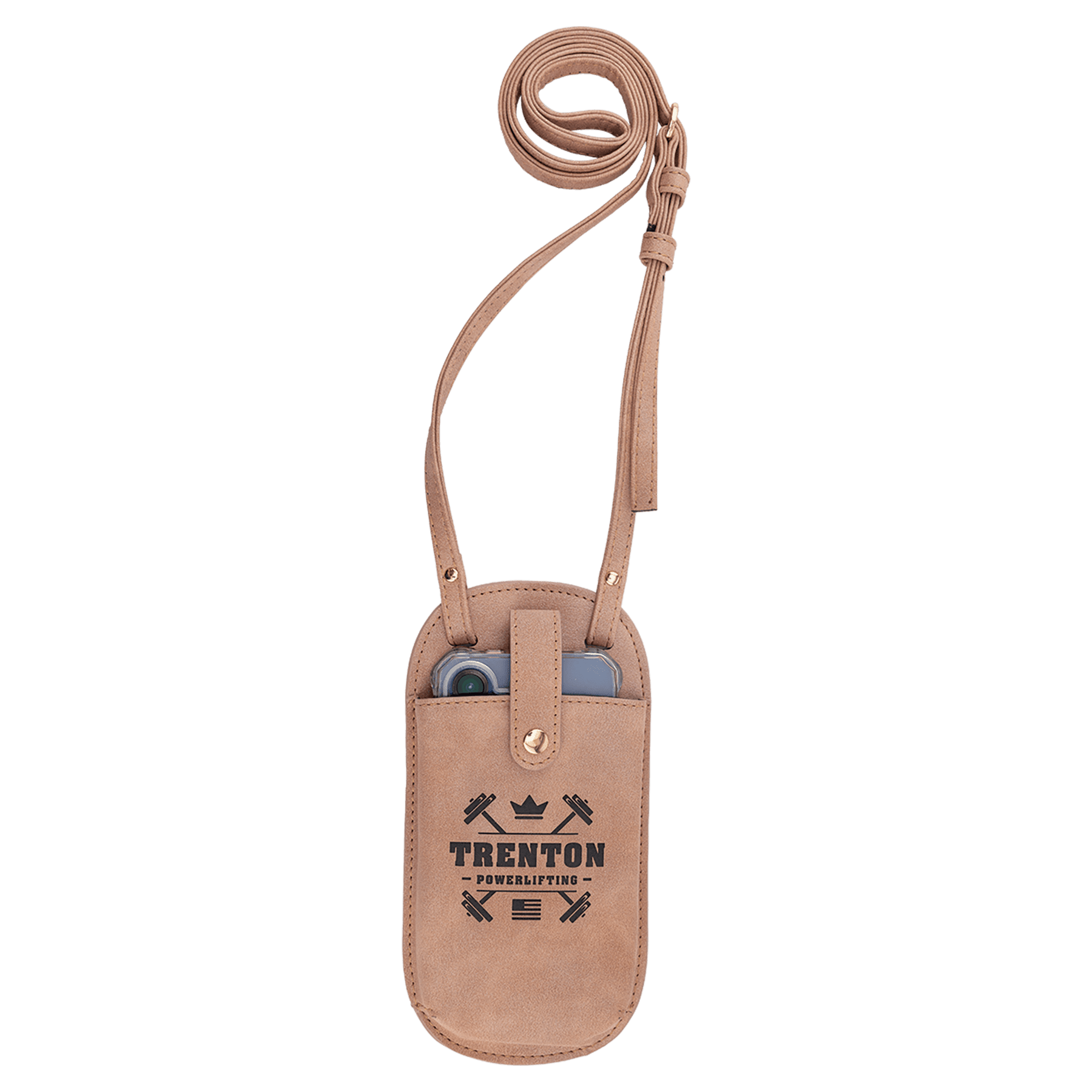 Laserable Leatherette Crossbody Bag – Creekside Collection