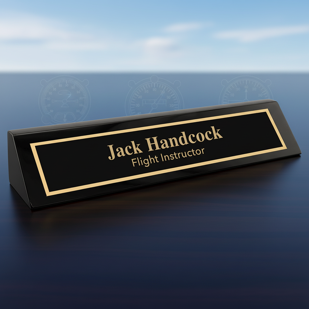 10 1/2" Black Piano Finish Desk Wedge