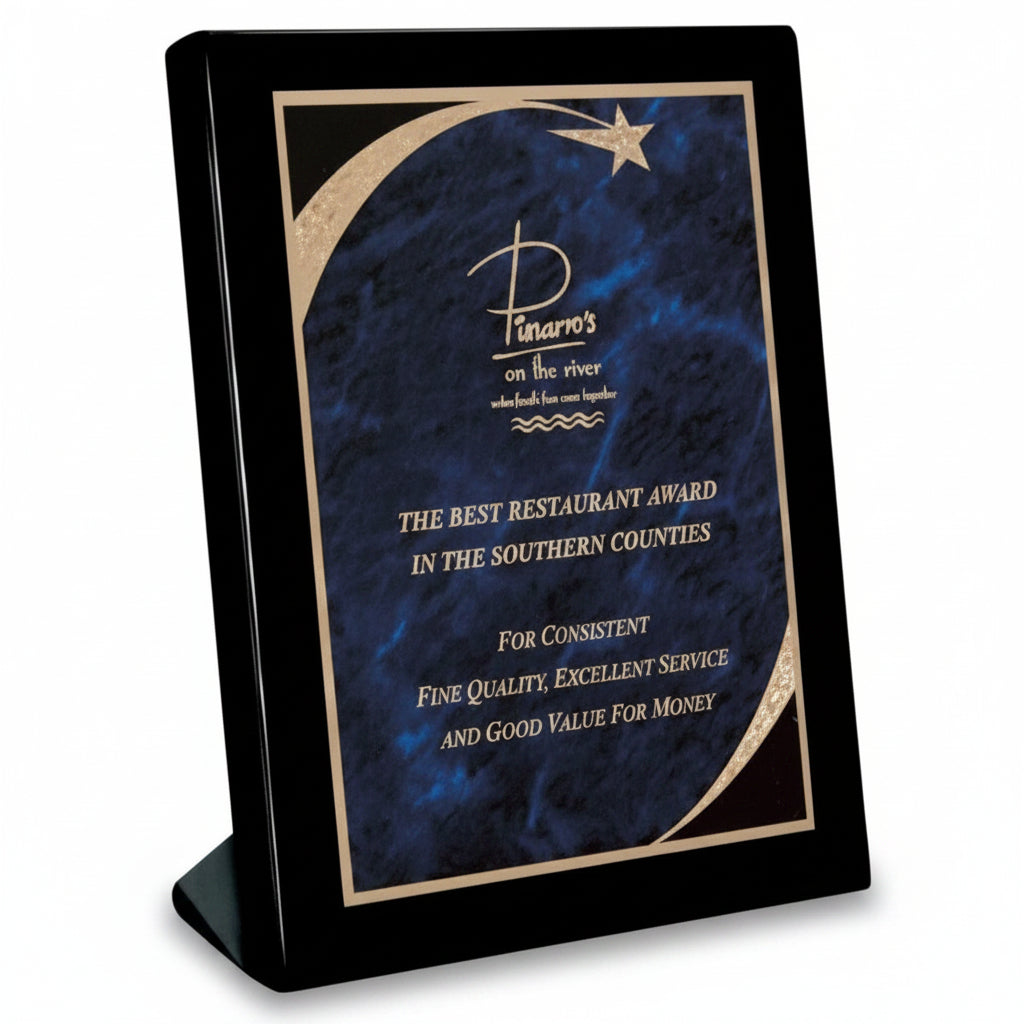 Piano Finish Standing Plaque