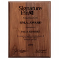 Step-Edge Genuine Walnut Plaque